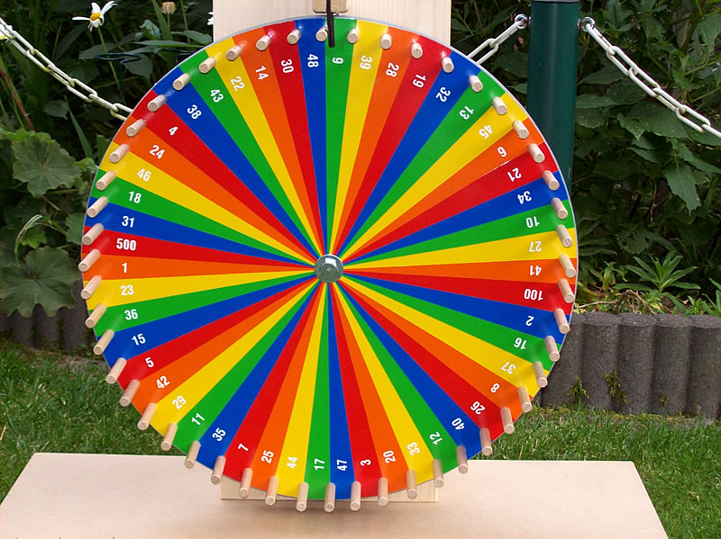 XPJBKC Glücksrad 30cm - Drehrad Mit 12 Feldern & Whiteboard-Oberfläche